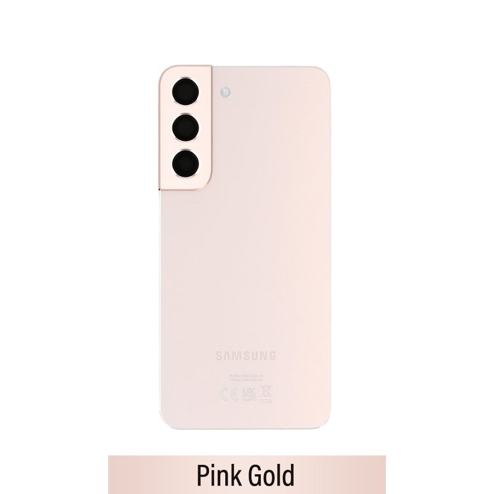 Back Glass Pink Gold for Samsung S22 5G