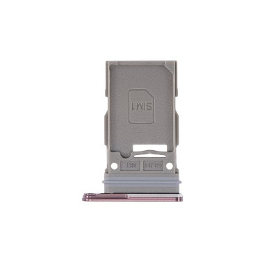 Single SIM Card Tray for Samsung Galaxy S22 Ultra 5G S908B-Burgundy