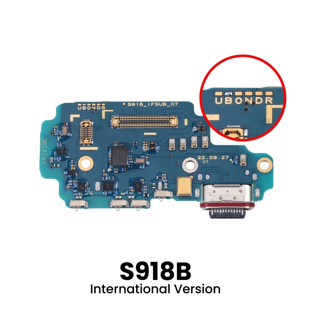 Samsung Galaxy S23 Ultra S918B charging port