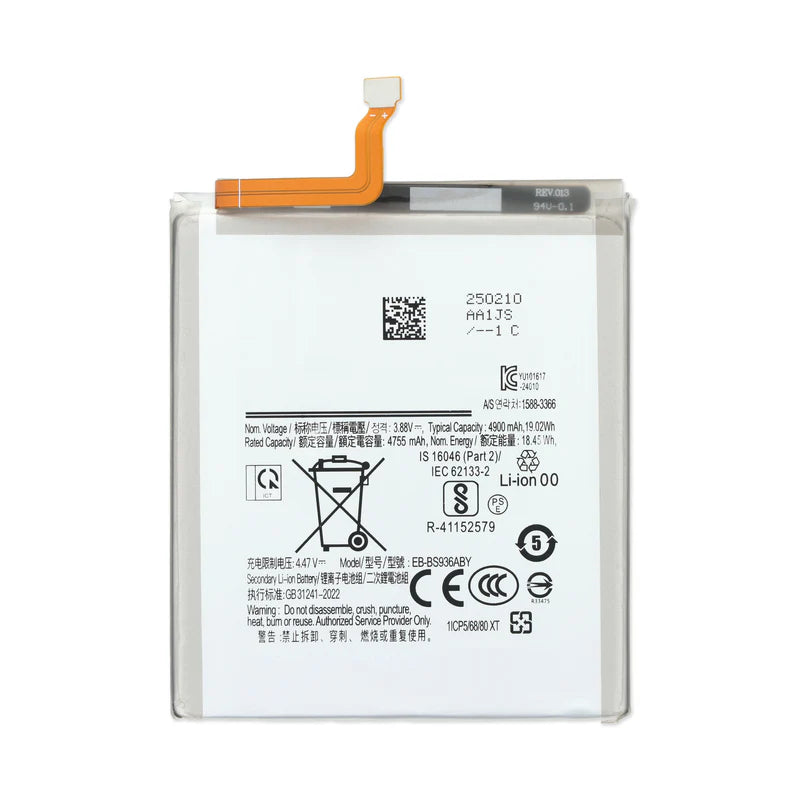 Samsung Galaxy S25 Plus 5G S936B / S25 FE S731B Replacement Battery 4755mAh (Original Material)