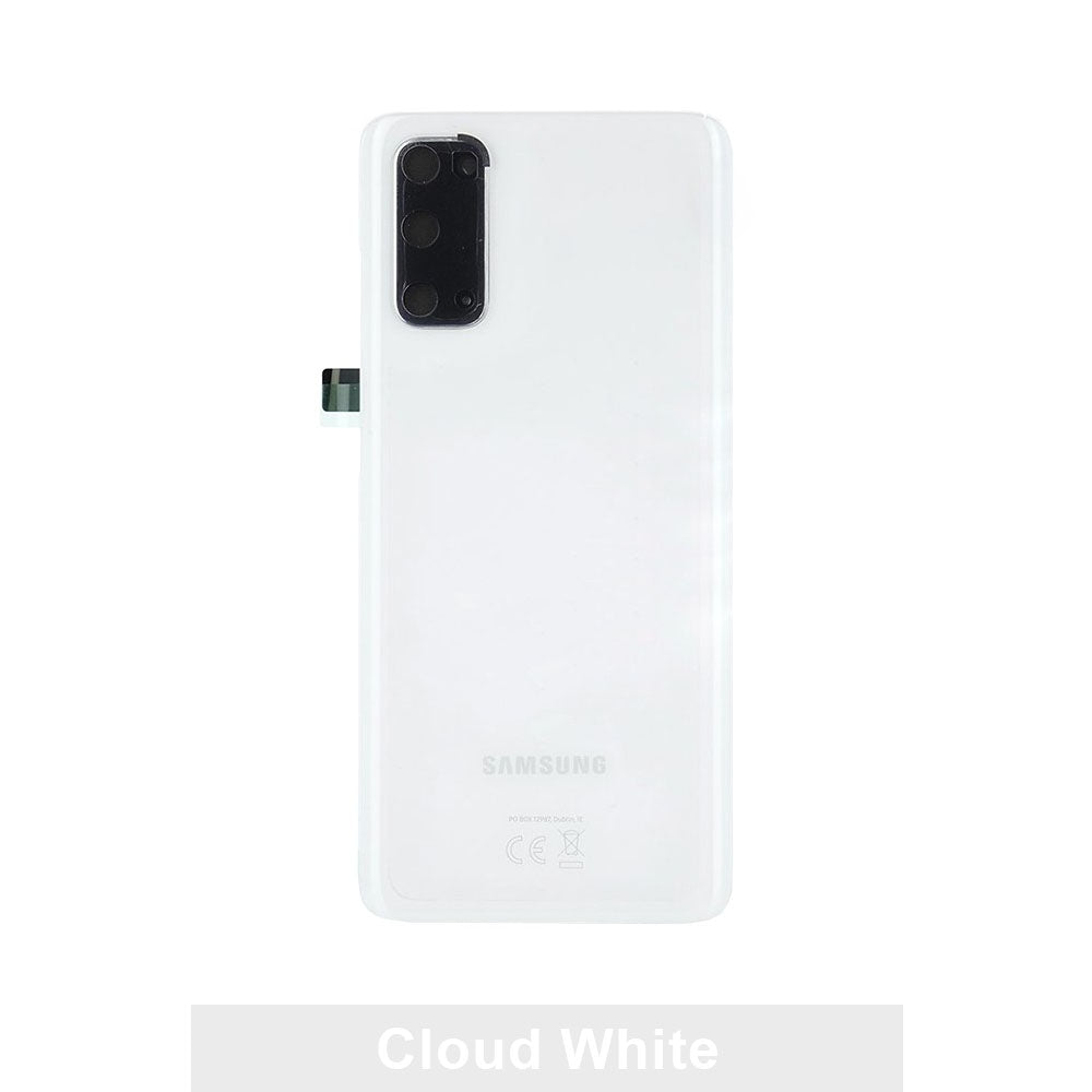 Back Glass White for Samsung S20