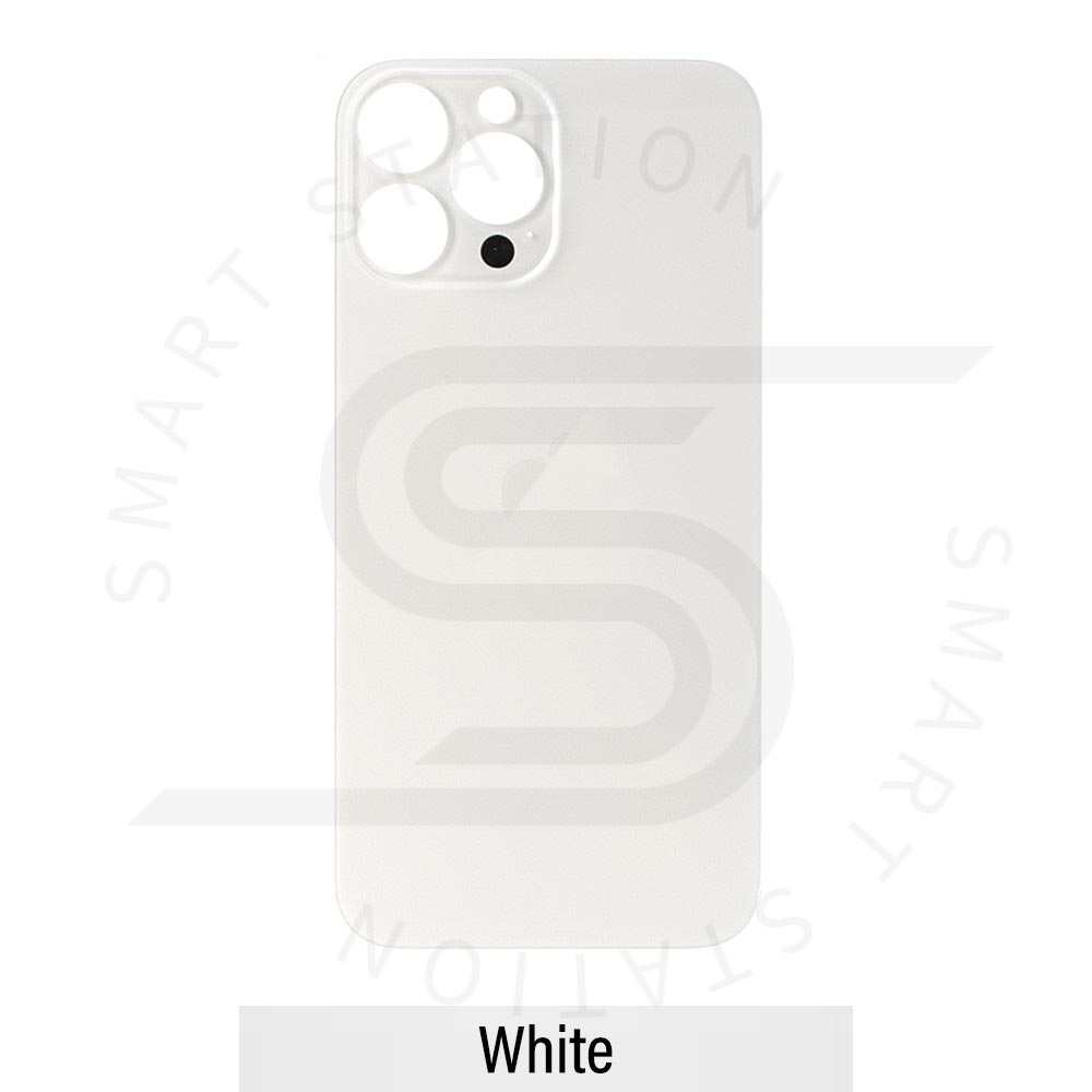 Rear Glass Replacement for iPhone 13 Pro (Camera Frame Aseembly by Factory)- White