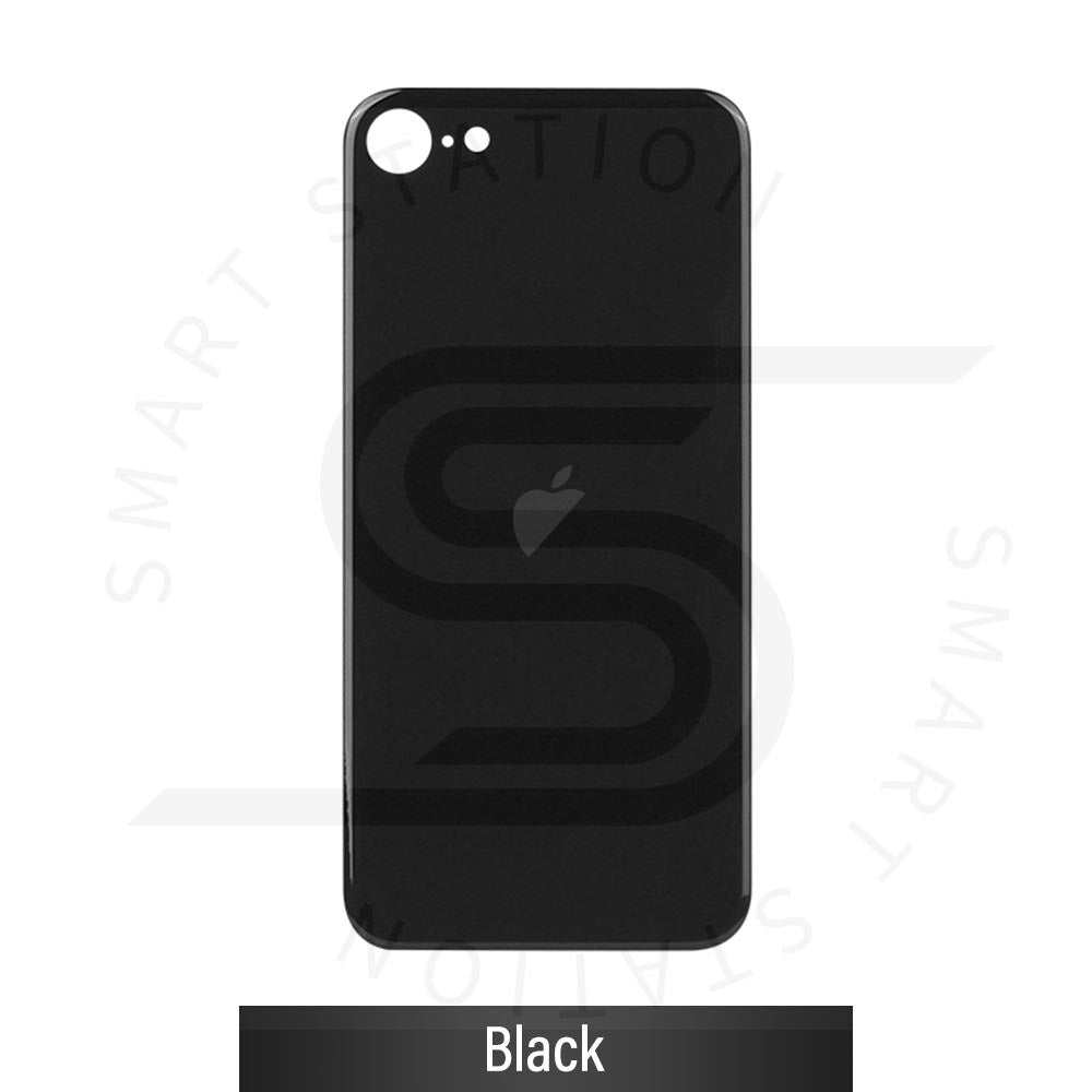 iPhone 8G Back Glass Black (Bigger Camera cut-out)