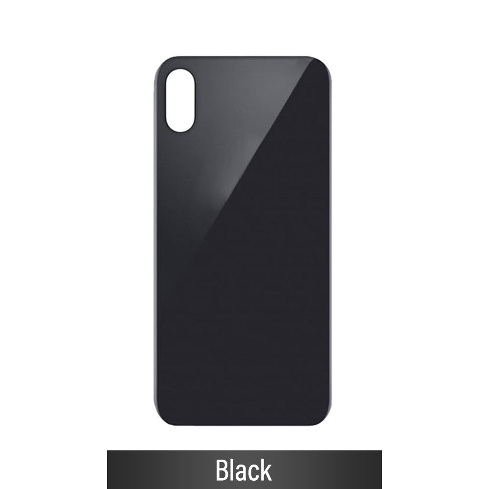 iPhone XS MAX Back Glass Black (Bigger Camera cut-out)