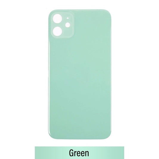 [Smart Plus] Rear Glass Replacement for iPhone 11 (Camera Frame Assembly by Factory)- Green [s]