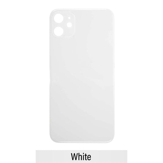 [Smart Plus] Rear Glass Replacement for iPhone 11 (Camera Frame Assembly by Factory)- White [s]