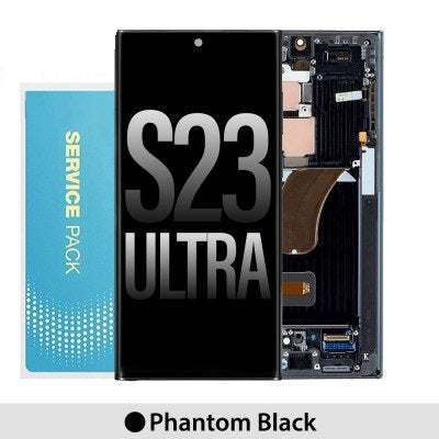 [Service Pack] Samsung S23 Ultra Screen Replacement-Phantom Black
