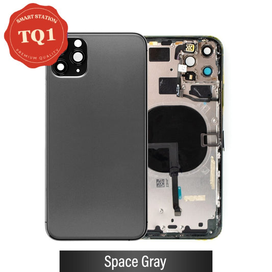 Rear Housing with Small Parts for iPhone 11 Pro Max -Space Gray