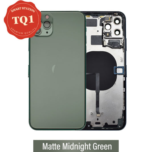 Rear Housing with Small Parts for iPhone 11 Pro Max -Matte Midnight Green