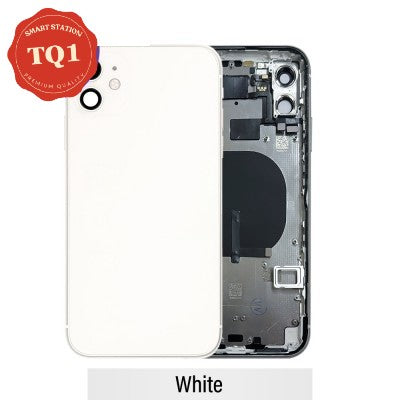 Rear Housing with Small Parts for iPhone 11 -White