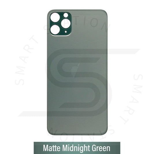 [Smart Plus] Rear Glass Replacement for iPhone 11 Pro Max (Camera Frame Assembly by Factory)- Green