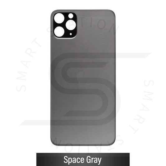 [Smart Plus] Rear Glass Replacement for iPhone 11 Pro Max (Camera Frame Assembly by Factory)- Grey
