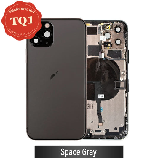 Rear Housing with Small Parts for iPhone 11 Pro -Space Gray