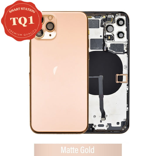 Rear Housing with Small Parts for iPhone 11 Pro -Matte Gold