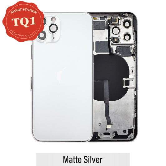 Rear Housing with Small Parts for iPhone 11 Pro -Matte Silver