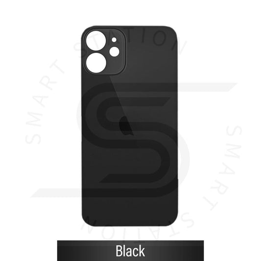 [Smart Plus] Rear Glass Replacement for iPhone 11 (Camera Frame Assembly by Factory)- Black [s]