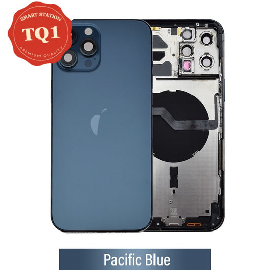 Rear Housing with Small Parts for iPhone 12 Pro Max-Blue