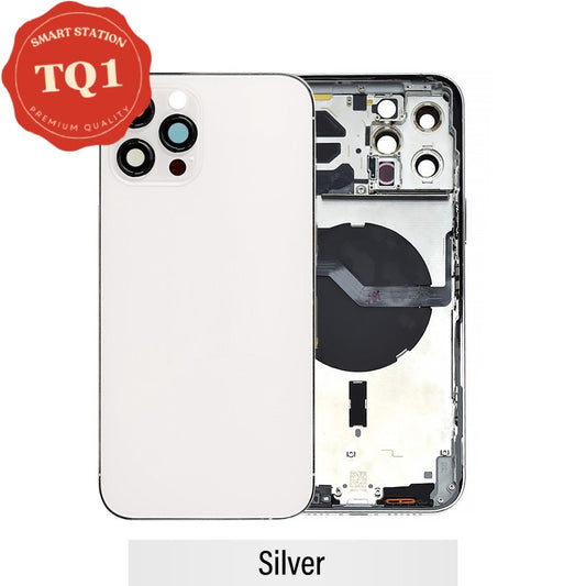 Rear Housing with Small Parts for iPhone 12 Pro Max -Silver