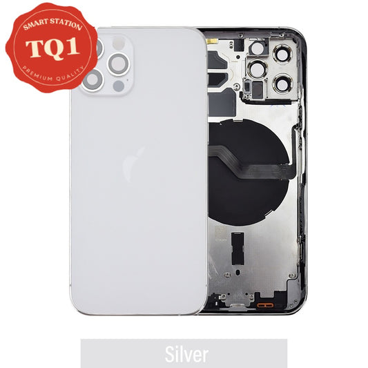 Rear Housing with Small Parts for iPhone 12 Pro -Silver