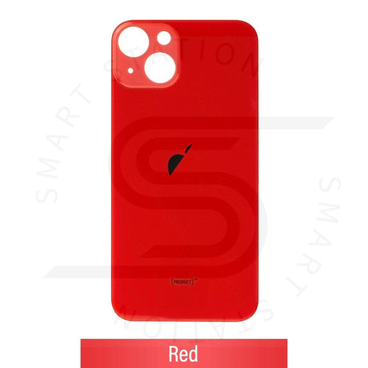 Rear Glass Replacement for iPhone 13 Mini (Camera Frame Aseembly by Factory)- Red