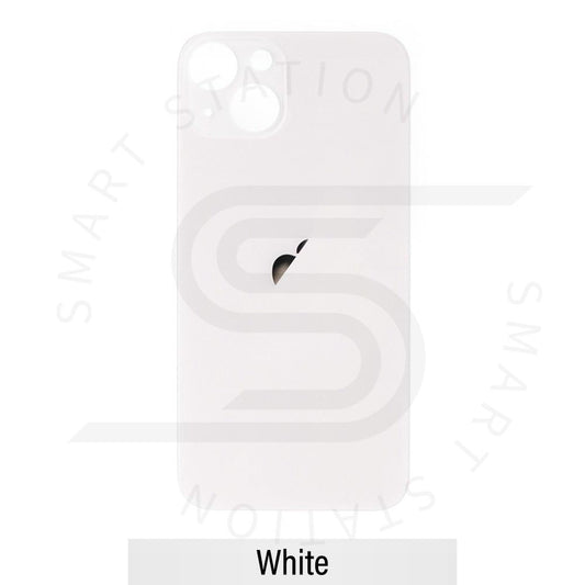 Rear Glass Replacement for iPhone 13 Mini (Camera Frame Aseembly by Factory)- White