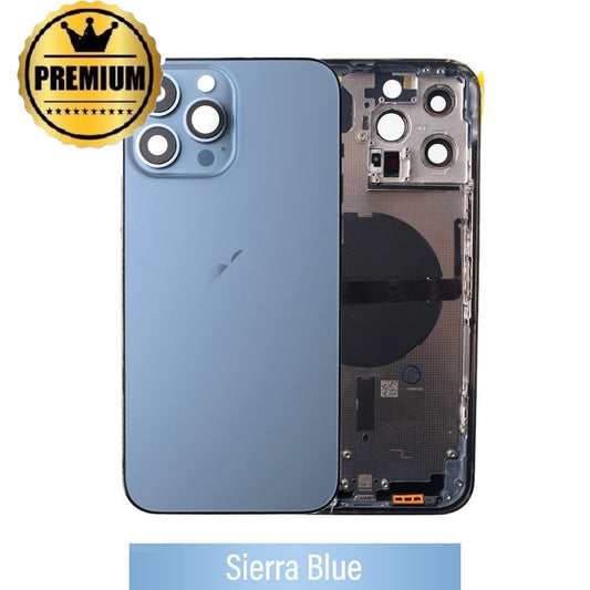 Rear Housing with Small Parts for iPhone 13 Pro Max -Sierra Blue