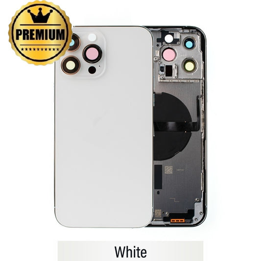 Rear Housing with Small Parts for iPhone 13 Pro Max-White