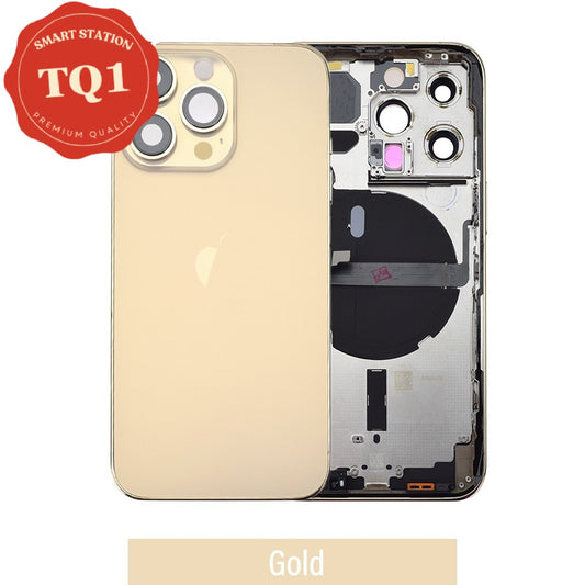 Rear Housing with small Parts for iPhone 13 Pro -Gold