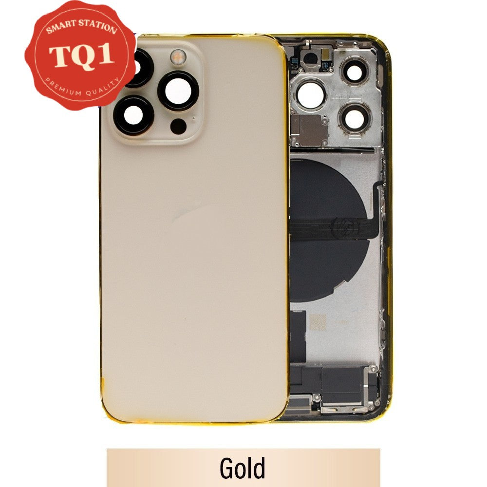 [TQ1] Rear Housing with Full Set Parts for iPhone 13 Pro-Gold
