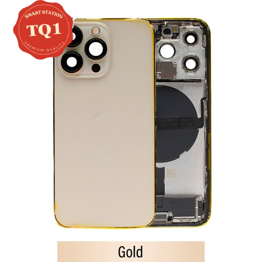 [TQ1] Rear Housing with Full Set Parts for iPhone 13 Pro-Gold