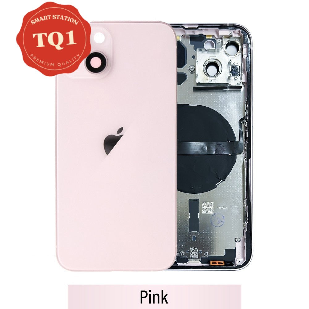 Rear Housing with Small Parts for iPhone 13 -Pink