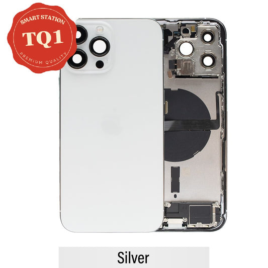 [TQ1] Rear Housing with Full Set Parts for iPhone 13 Pro Max-Silver