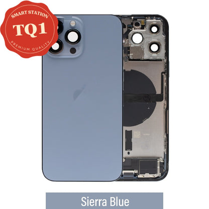 [TQ1] Rear Housing with Full Set Parts for iPhone 13 Pro Max-Sierra Blue