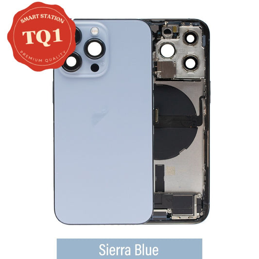 [TQ1] Rear Housing with Full Set Parts for iPhone 13 Pro-Sierra Blue