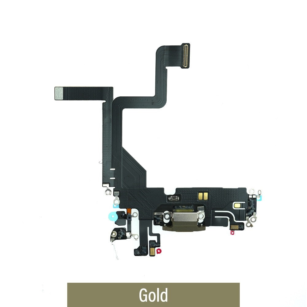 [Smart Plus] Charging Port for iPhone 14 Pro-Gold