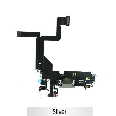 [Smart Plus] Charging Port for iPhone 14 Pro-Silver