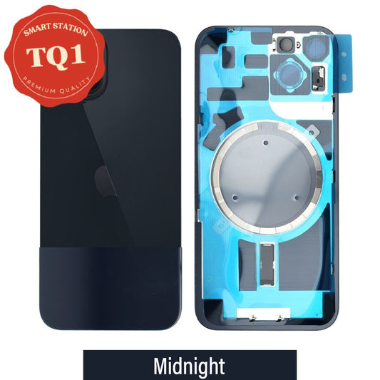 Rear Cover Glass  for iPhone 14- (with Camera Lens Glass and Wireless Charging Magnet) - Midnight