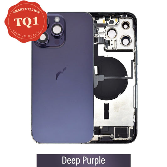 [TQ1] Rear Housing with Full Set Parts for iPhone 14 Pro Max-Purple