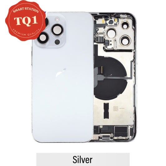 [TQ1] Rear Housing with Full Set Parts for iPhone 14 Pro Max-White