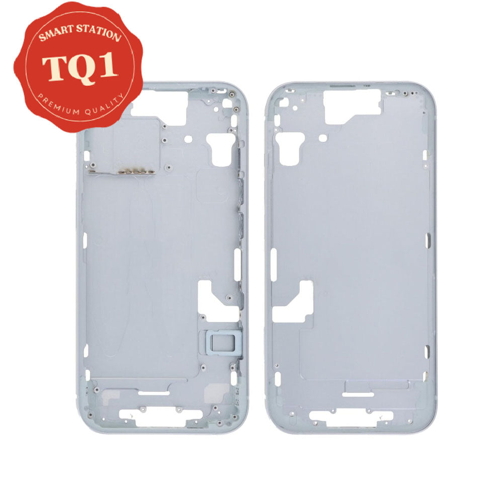 [TQ1] Chassis Mid Frame Cover Replacement Assembly for iPhone 15-Blue (Without Small Parts with SIM Tray Version)