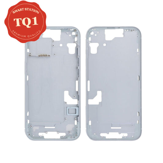 [TQ1] Chassis Mid Frame Cover Replacement Assembly for iPhone 15-Blue (Without Small Parts with SIM Tray Version)