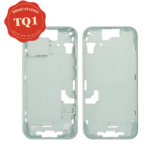 [TQ1] Chassis Mid Frame Cover Replacement Assembly for iPhone 15-Green (Without Small Parts with SIM Tray Version)