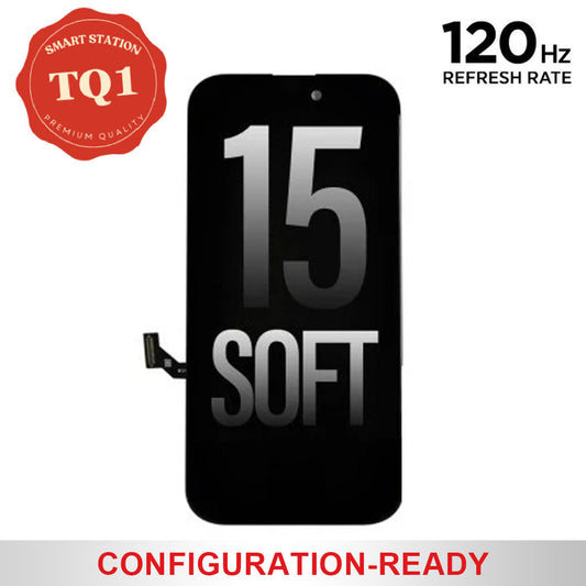 [TQ1] Diagnosable Soft OLED Screen Replacement for iPhone 15 (120 Hz)