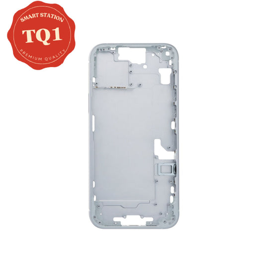 [TQ1] Chassis Mid Frame Cover Replacement Assembly for iPhone 15 Plus-Blue (With SIM Tray Version)