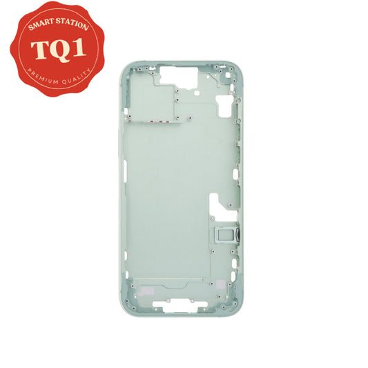 [TQ1] Chassis Mid Frame Cover Replacement Assembly for iPhone 15 Plus-Green (With SIM Tray Version)