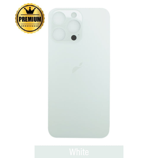 Rear Glass Replacement for iPhone 15 Pro-White