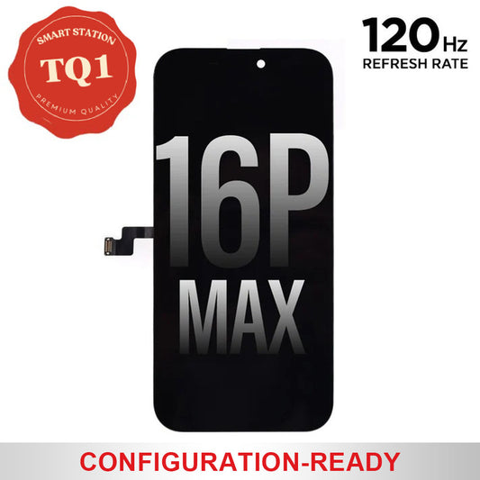[TQ1] Diagnosable Soft OLED Screen Replacement for iPhone 16 Pro Max (120 HZ)