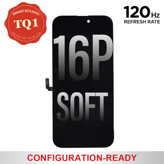 [TQ1] Diagnosable Soft OLED Screen Replacement for iPhone 16 Pro (120 HZ)