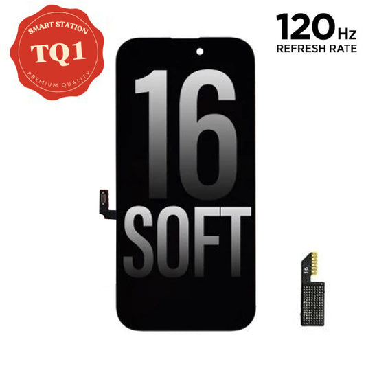 [TQ1] Soft OLED Screen Replacement for iPhone 16 (120 HZ)