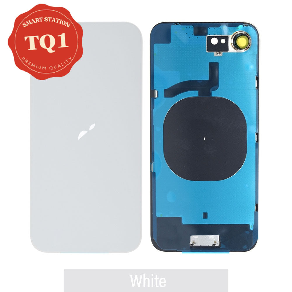 [TQ1] Premium iPhone 16E Back Glass Replacement- White